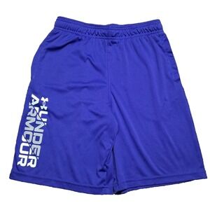 Under Armour Loose Shorts Boys Sz Large Youth Athletic Training Gym Basketball